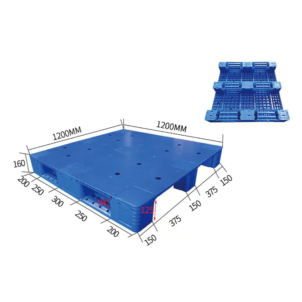 DDC1212 Pallet plastik tahan cuaca 